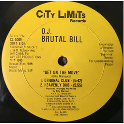 Brutal Bill Get On The Move Vinyl 12" USED