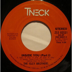The Isley Brothers Inside You USED VINYL 7INCH 45 RPM STYRENE