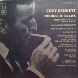 Tony Bennett For Once In My Life Vinyl LP USED