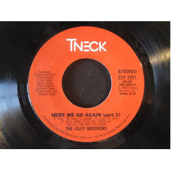 The Isley Brothers Here We Go Again VINYL 7" USED