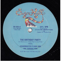 Grandmaster Flash & The Furious Five The Birthday Party Vinyl 12" USED