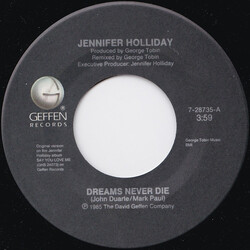 Jennifer Holliday Dreams Never Die Vinyl 7" USED