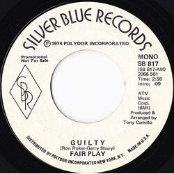Fair Play (6) Guilty Vinyl 7" USED