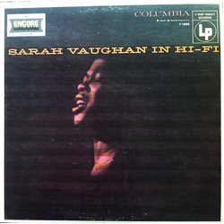 Sarah Vaughan Sarah Vaughan In Hi-Fi Vinyl LP USED