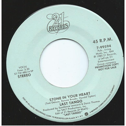 Last Tango (2) Stone In Your Heart Vinyl 7" USED