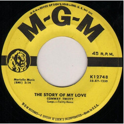 Conway Twitty The Story Of My Love / Make Me Know You're Mine Vinyl 7" USED