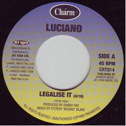 Luciano (2) / Rasites Legalise It / High Grade Vinyl 7" USED