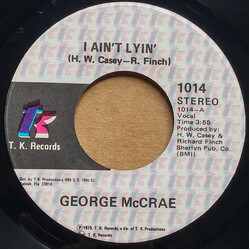 George McCrae I Ain't Lyin' Vinyl 7" USED