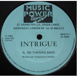 Intrigue (3) No Turning Back / Call Of The Heart Vinyl 12" USED