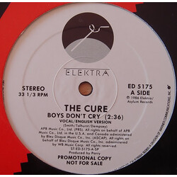 The Cure Boys Don't Cry Vinyl 12" USED