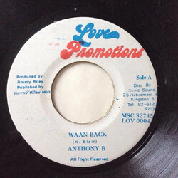 Anthony B Waan Back Vinyl 7" USED
