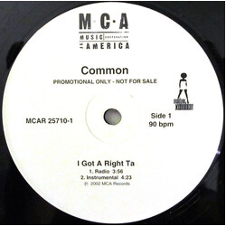Common I Got A Right Ta Vinyl 12" USED