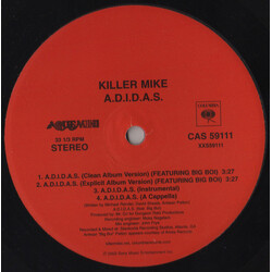 Killer Mike A.D.I.D.A.S. / Scared Straight Vinyl 12" USED