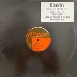 Brandy (2) U Don't Know Me (Like U Used To) Vinyl 12" USED