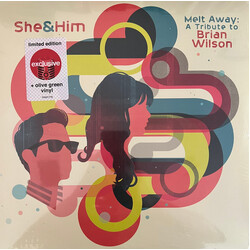 She & Him Melt Away: A Tribute to Brian Wilson Vinyl LP USED