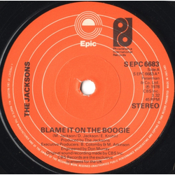 The Jacksons Blame It On The Boogie Vinyl 7" USED