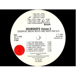 Adam X DRUMDROPS Volume 5 Vinyl 12" USED