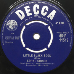 Lorne Gibson Little Black Book Vinyl 7" USED
