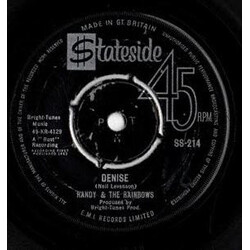 Randy & The Rainbows Denise Vinyl 7" USED