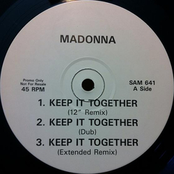 Madonna Keep It Together Vinyl 12" USED