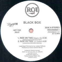 Black Box Ride On Time Vinyl 12" USED