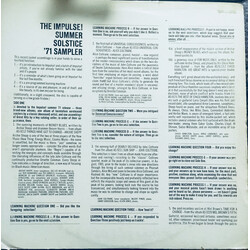 Various The Impulse! Summer Solstice '71 Sampler Vinyl LP USED