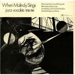 Various When Malindy Sings - Jazz Vocalists 1938 - 1961 Vinyl LP USED