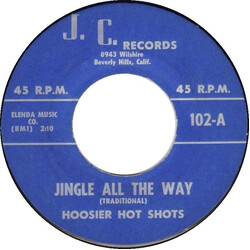 Hoosier Hot Shots Jingle All The Way Vinyl 7" USED