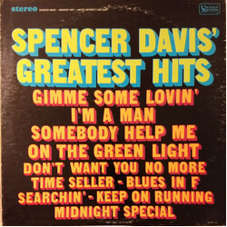 The Spencer Davis Group Spencer Davis' Greatest Hits Vinyl LP USED