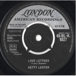 Ketty Lester Love Letters Vinyl 7" USED