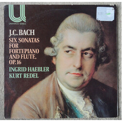 Johann Christian Bach / Ingrid Haebler / Kurt Redel Sechs Sonaten Für Clavier Und Flöte, Op.16 Vinyl LP USED