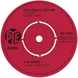 The Kinks You Really Got Me Vinyl 7" USED