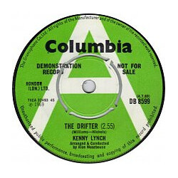 Kenny Lynch The Drifter Vinyl 7" USED