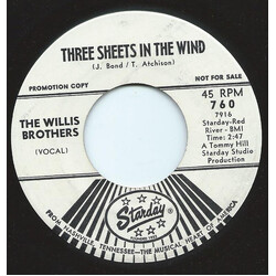 The Willis Brothers Three Sheets In The Wind Vinyl 7" USED