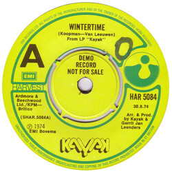 Kayak Wintertime Vinyl 7" USED