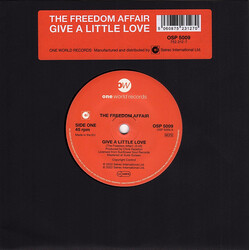 The Freedom Affair Give A Little Love Vinyl 7" USED