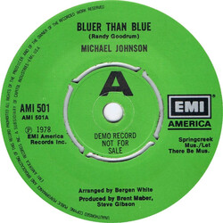 Michael Johnson (5) Bluer Than Blue / Two In Love Vinyl 7" USED