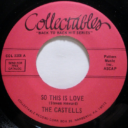 Castells So This Is Love / Sacred Vinyl 7" USED