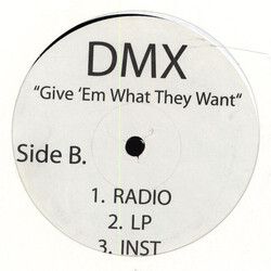 DMX Pump Ya Fist / Give 'Em What They Want Vinyl 12" USED