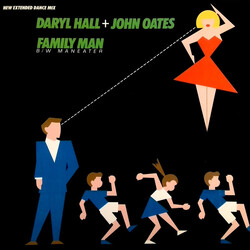 Daryl Hall & John Oates Family Man / Maneater Vinyl 12" USED