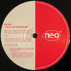 The Shrink Nervous Breakdown Vinyl 12" USED