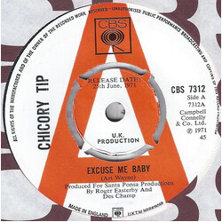 Chicory Tip Excuse Me Baby Vinyl 7" USED