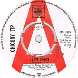 Chicory Tip I Love Onions Vinyl 7" USED