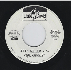 Dan Cassidy (3) 34th St. To L.A. Vinyl 7" USED