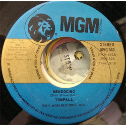 Tompall Glaser Mendocino / Put Another Log On The Fire (Male Chauvinist National Anthem) Vinyl 7" USED