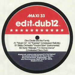 Edit & Dub Movin On Vinyl 12" USED