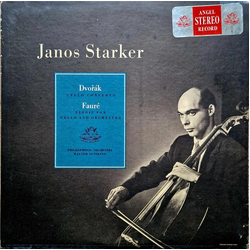 Janos Starker / Antonín Dvořák / Gabriel Fauré Cello Concerto / Elegie For Cello And Orchestra Vinyl LP USED