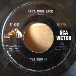 The Equals Baby, Come Back / Hold Me Closer Vinyl 7" USED