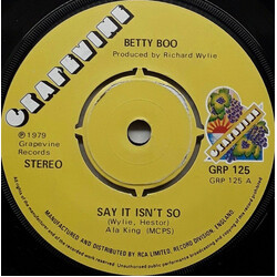 Betty Boo (2) / Popcorn And The Mohawks Say It Isn't So Vinyl 7" USED