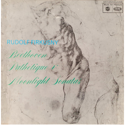 Rudolf Firkušný / Ludwig van Beethoven Moonlight / Pathetique Vinyl LP USED